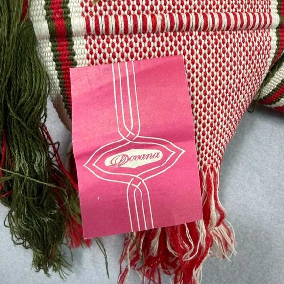 Vintage Soviet Lithuanian Folk Woven Textile Sash Dovana USSR 230cm - Picture 6 of 9